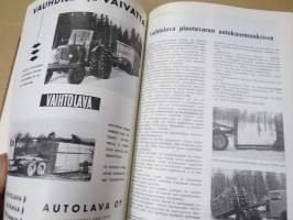 Metsätaloudellinen Aikakauslehti 1959 -sidottu vuosikerta -sisältää runsaasti artikkeleita / kuvia / mainoksia metsätalouden koneista ja laitteista