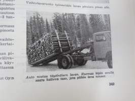 Metsätaloudellinen Aikakauslehti 1959 -sidottu vuosikerta -sisältää runsaasti artikkeleita / kuvia / mainoksia metsätalouden koneista ja laitteista
