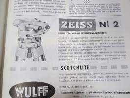 Metsätaloudellinen Aikakauslehti 1958 -sidottu vuosikerta -sisältää runsaasti artikkeleita / kuvia / mainoksia metsätalouden koneista ja laitteista