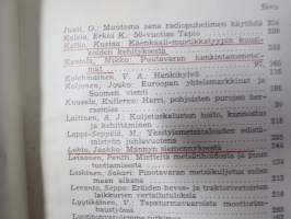 Metsätaloudellinen Aikakauslehti 1957 -sidottu vuosikerta -sisältää runsaasti artikkeleita / kuvia / mainoksia metsätalouden koneista ja laitteista