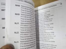 Mercedes-Benz Code - Übersicht / List of Codes MB-Truck, tehtaan koodikirja erilaisille rakenteille / osille / värikoodit ym.