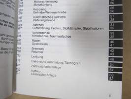 Mercedes-Benz Tabellenbuch Lastkraftwagen -taulukot eli tekniset tiedot ja arvot