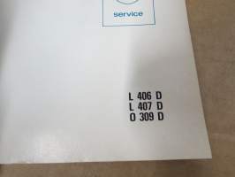 Mercedes-Benz Pakettiautot L 406 D &amp; L 407 D ja linja-autot O 309 -käyttöohjekirja