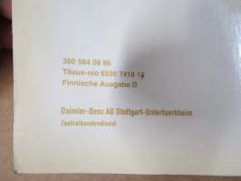 Mercedes-Benz 1013, 10 17, 1213, 1217, 1413, 1417, 1613, 1617 -käyttöohjekirja
