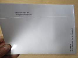 Mercedes-Benz Maastoautot dieselmoottorilla - Huoltovihko