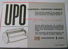 upo takuu garanti  1962