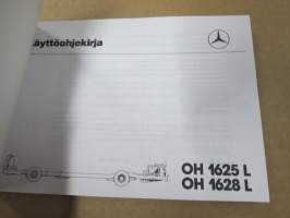 Mercedes-Benz OH 1625 L, OH 1628 L -käyttöohjekirja