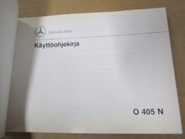 Mercedes-Benz O 405 N -käyttöohjekirja