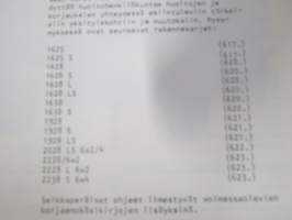 Mercedes-Benz - Uudet kuorma-autotyypit 1979 - Huoltotöiden johdantovihko
