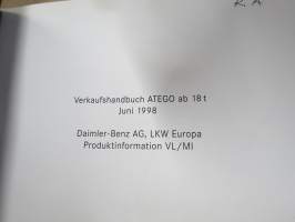Mercedes-Benz ATEGO (im überblick) Verkaufshandbuch - Der ATEGO ab 18 Tonnen -osto-opas / teknistä tietoa