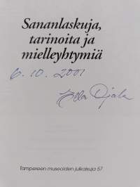 Sananlaskuja, tarinoita ja mielleyhtymiä (signeerattu)