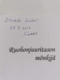 Ruohonjuuritason mönkijä (signeerattu, tekijän omiste)