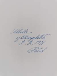 Mainoskuva Suomessa : Kehitys ja vaikutteet 1890-luvulta 1930-luvun alkuun (signeerattu, tekijän omiste)