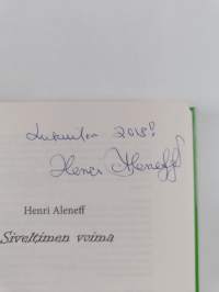 Siveltimen voima (signeerattu, tekijän omiste)