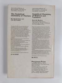 The analytical chemistry of cobalt