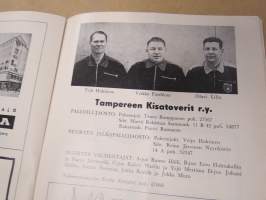 Suomi-sarja - Suomensarja (Suomen sarja / Mestaruussarja)  - Tampereen Kisatoverit - Rosenlewin Urheilijat RU-38 (Pori),  syyskuu 1965 -jalkapallo käsiohjelma