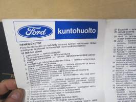 Ford - Auto-Iiro Ky Rauma - Laitila -auton mukana toimitettu kansio