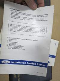 Ford - Auto-Iiro Ky Rauma - Laitila -auton mukana toimitettu kansio