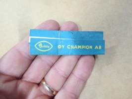 Banana Chewing Bubble Gum - Oy Champion Ab -purkkakääre