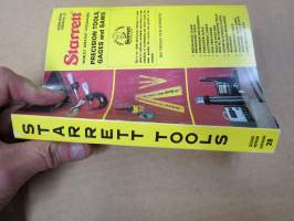 Starrett Precision tools, Gages and Saws Catalog nr 28-tuoteluettelo, työkaluja ja mittausvälineitä ym.