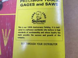 Starrett Precision tools, Gages and Saws Catalog nr 28-tuoteluettelo, työkaluja ja mittausvälineitä ym.
