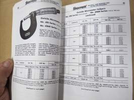 Starrett Precision tools, Gages and Saws Catalog nr 28-tuoteluettelo, työkaluja ja mittausvälineitä ym.