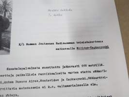 Suomen Joutsen 1937-1987 - 50v perinnetoiminnan merkkivuoden muistojulkaisu, v. 1937 matkalla olleiden muistoja