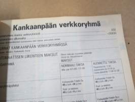 Satakunta 1986 Kankaanpää, Pori, Rauma, Uusikaupunki -puhelinluettelo, koti- ja yrityshakemisto ja keltaiset sivut