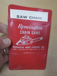 Remington Chain Saws - Maintenance &amp; Sharpening Instructions - Repalcement Saw Chain Repai r Kit -muovitaskussa olevat teroitus- ja hoito-ohjeet + korjaussarja