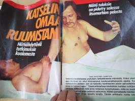 Hymy 1977 nr 5 - Kansityttö Maiju Leskinen, UKK nyt kaljapurkissa, Anne Pohtamo vuonna 2000, Sydänlapsi kuoli, ym.