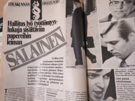 Hymy 1977 nr 5 - Kansityttö Maiju Leskinen, UKK nyt kaljapurkissa, Anne Pohtamo vuonna 2000, Sydänlapsi kuoli, ym.