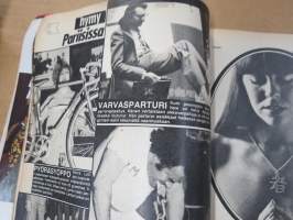 Hymy 1977 nr 5 - Kansityttö Maiju Leskinen, UKK nyt kaljapurkissa, Anne Pohtamo vuonna 2000, Sydänlapsi kuoli, ym.