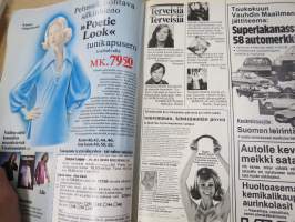 Hymy 1977 nr 5 - Kansityttö Maiju Leskinen, UKK nyt kaljapurkissa, Anne Pohtamo vuonna 2000, Sydänlapsi kuoli, ym.