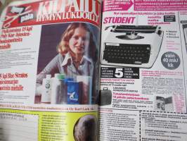 Hymy 1977 nr 5 - Kansityttö Maiju Leskinen, UKK nyt kaljapurkissa, Anne Pohtamo vuonna 2000, Sydänlapsi kuoli, ym.