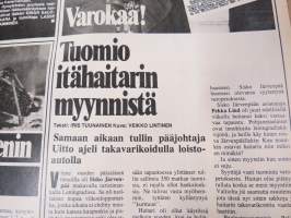 Hymy 1977 nr 5 - Kansityttö Maiju Leskinen, UKK nyt kaljapurkissa, Anne Pohtamo vuonna 2000, Sydänlapsi kuoli, ym.