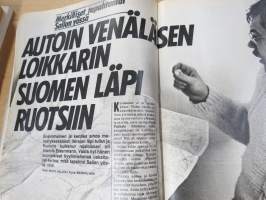 Hymy 1977 nr 5 - Kansityttö Maiju Leskinen, UKK nyt kaljapurkissa, Anne Pohtamo vuonna 2000, Sydänlapsi kuoli, ym.