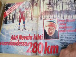 Hymy 1977 nr 5 - Kansityttö Maiju Leskinen, UKK nyt kaljapurkissa, Anne Pohtamo vuonna 2000, Sydänlapsi kuoli, ym.