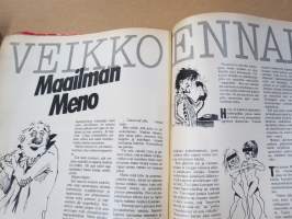 Hymy 1977 nr 5 - Kansityttö Maiju Leskinen, UKK nyt kaljapurkissa, Anne Pohtamo vuonna 2000, Sydänlapsi kuoli, ym.