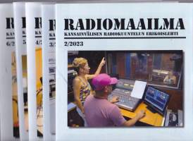 Radiomaailma 2023 vuosikerta 1-6 - Kansainvälisen radiokuuntelun erikoislehti.