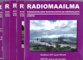 Radiomaailma 2018 vuosikerta 1-6 - Kansainvälisen radiokuuntelun erikoislehti.