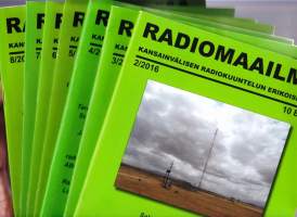Radiomaailma 2016 vuosikerta 1-8 - Kansainvälisen radiokuuntelun erikoislehti.