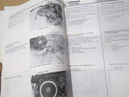 Honda XLV750R Shop Manual -korjaamokirja