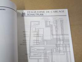 Honda XLV750R Shop Manual -korjaamokirja