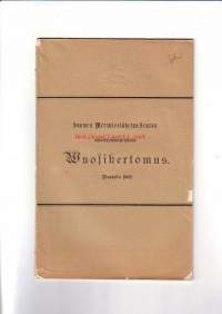 Suomen Merimieslähetys-Seuran kahdeskymmenesseitsemäs Vuosikertomus vuodelta 1901