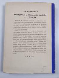 Tolvajärven ja ilomantsin taistelut 1939-1940