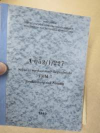 A 052/1/227  - 73 mm Schwere mechanisierte Begleitbrücke TMM-3 Beschreibung und Nutzung -itäsaksalainen siltakuorma-auto, teknisiä ominaisuuksia &amp; käyttöohje