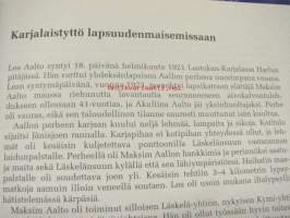 Lea Aalto Karjalan kunnailta Savonmuan Hilimaksi