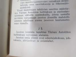 Autoiluun ja Autoliittoon yms. liittyviä painatteita 10 kpl erä vv. 1928-1957