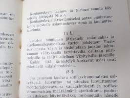 Autoiluun ja Autoliittoon yms. liittyviä painatteita 10 kpl erä vv. 1928-1957
