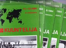 DX-Kuuntelija 1984 vuosikerta 1-12.